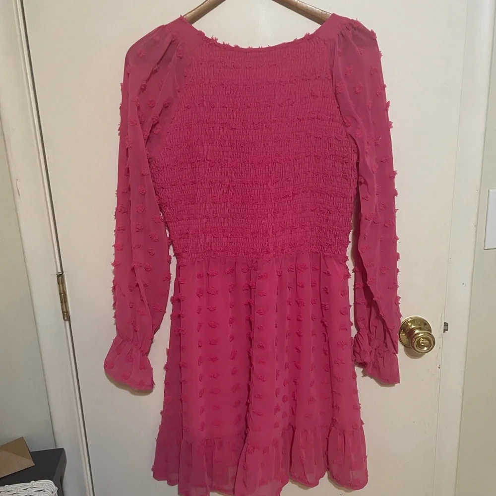 Size M BTFBM pink dress. Love it but felt it was a little young for me. - Picture 3 of 5